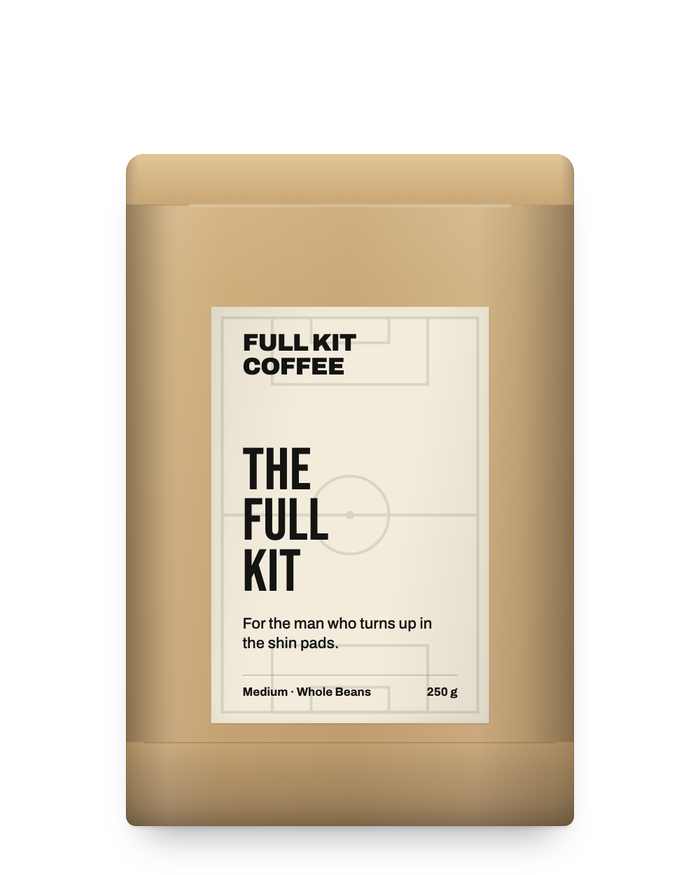 The Full Kit, medium roast, 250g kraft bag with cream label
